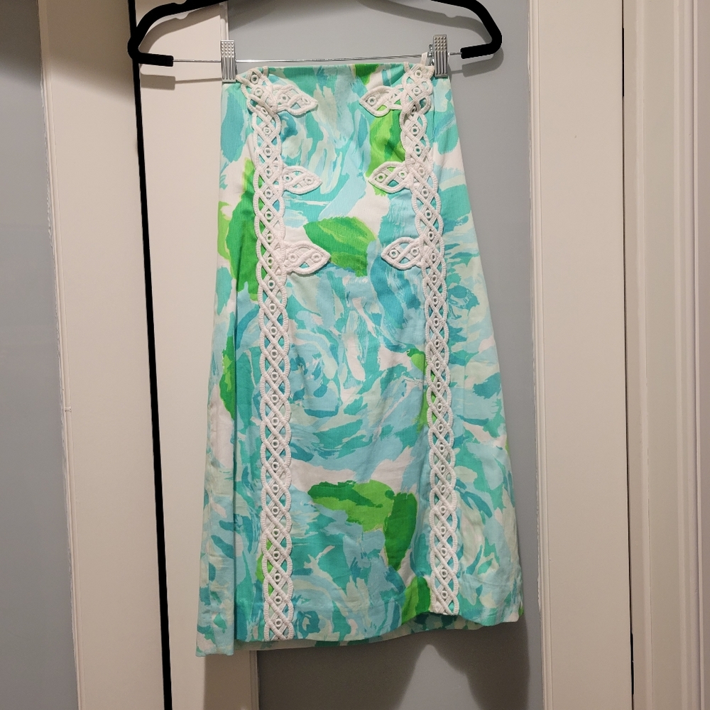Vintage Lilly Pulitzer Strapless Dress